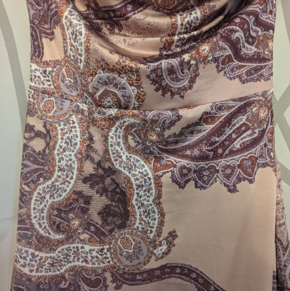 Mango Dragon Print Special Edition Column Gown XS - Picture 3 of 7